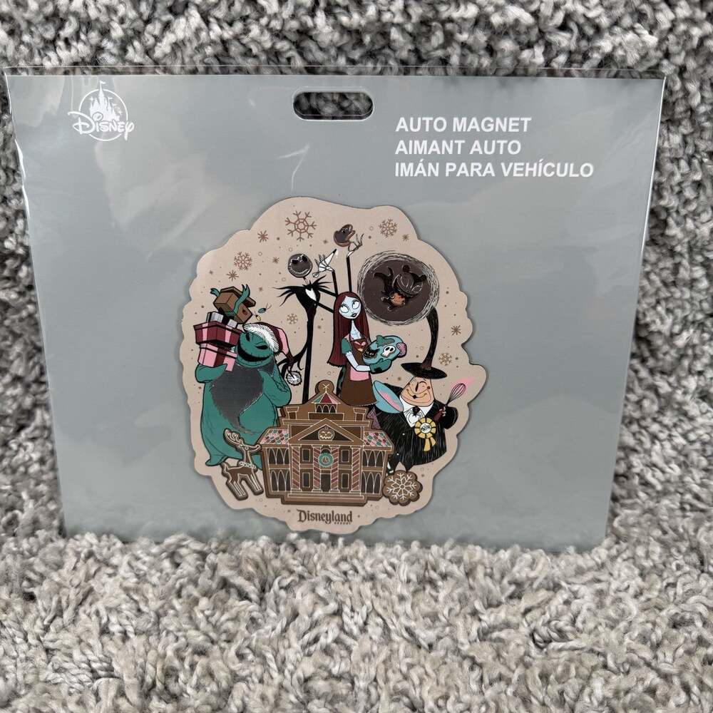Disney Parks NBC 25th Anniversary Haunted Mansion Holiday Auto Magnet